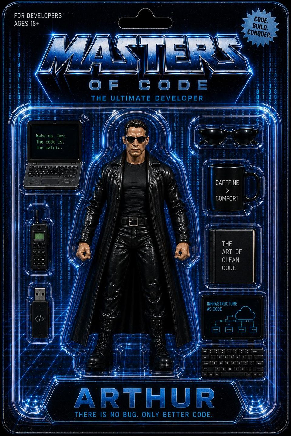 Arthur, Principal Engineer · Codequalität, von KI erzeugtes Porträt